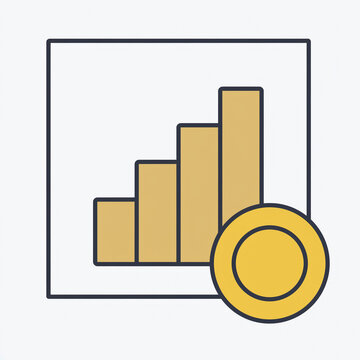 business graph template background