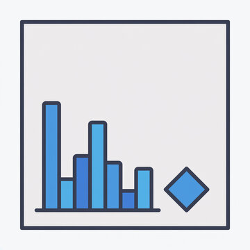 business graph template background