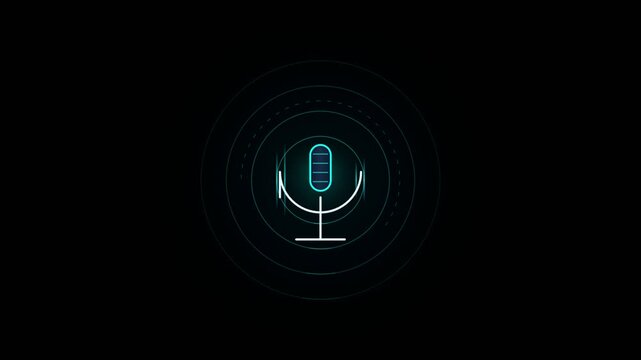 microphone icon animation 