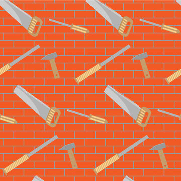 Carpentry tools pattern design