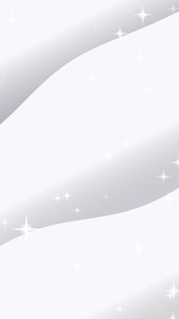 Motion velvet 4k Vertical Abstract flowing silver waves with sparkling light effects background animation suitable for feminine designs social media t