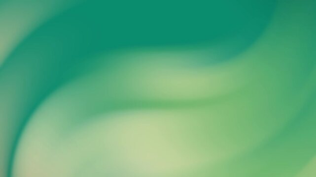 Soft gradient blend smooth light green teal abstract waves blurry silk texture for backgrounds, design projects, wallpapers, digital art, and textiles.