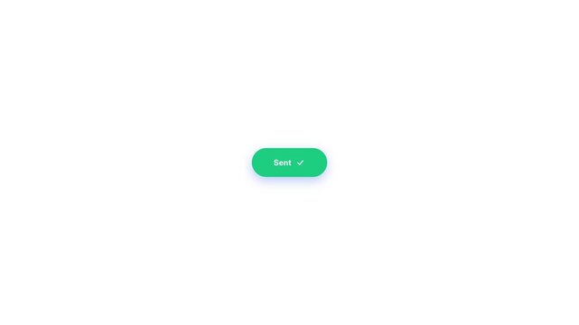 Circular progress ring drawing to success checkmark animation with echo wave, complete state UI element motion graphic on dark backdrop for mobile application confirmation status screen