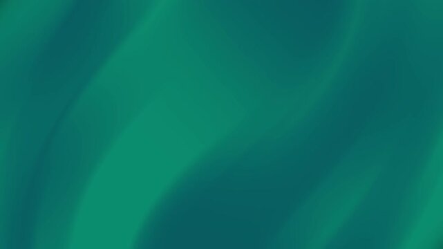 Fluid teal green background artwork with smooth gradient suitable for digital projects needing soft motion and abstract design elements. Great for websites, presentations, and social media.