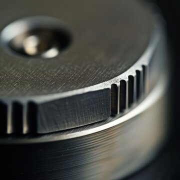 Macro photo showcasing textured mechanical switch with sharp lighting Canon EOS R5 100mm Macro used