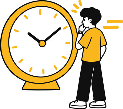 Business Time Management Illustration