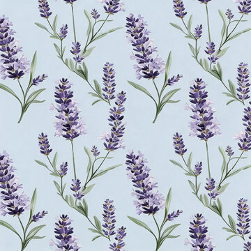 lavender seamless pattern
