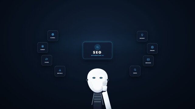 SEO, search engine and optimization with digital marketing for website growth, ranking and data analysis. Technology, artificial intelligence and strategy for business, internet and traffic flow