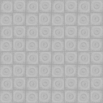Seamless gray displacement map texture with square geometric motif height map geometric pattern 3D material normal map square grid bump map 3D modeling digital rendering graphic design