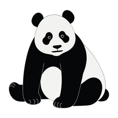 panda bear cartoon © OmairBin