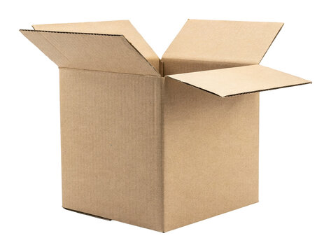 open cardboard box png empty cardboard box png isolated transparent background image
