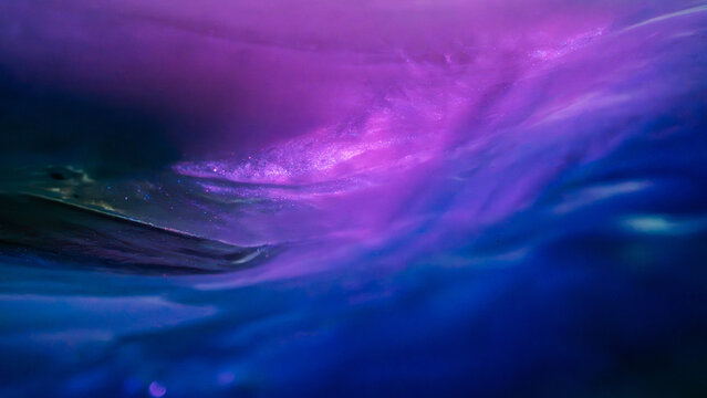 Abstract purple nebula swirl in deep space background