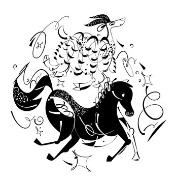 horse passing Year of the Goat 2027 &ndash; Chinese zodiac New Year