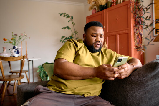 concerned phone tech at home