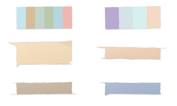 Colorful abstract horizontal bar gradient icons set