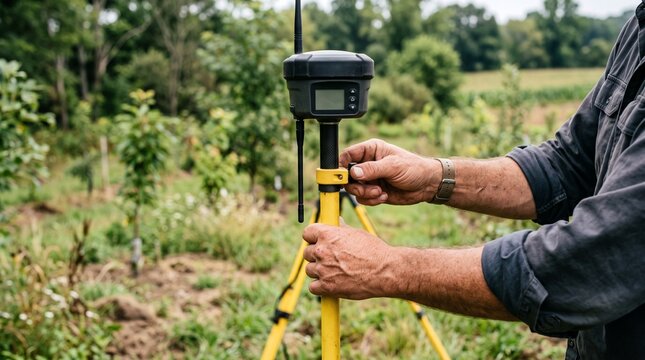 Precision Agriculture GPS Surveying in Agroforestry