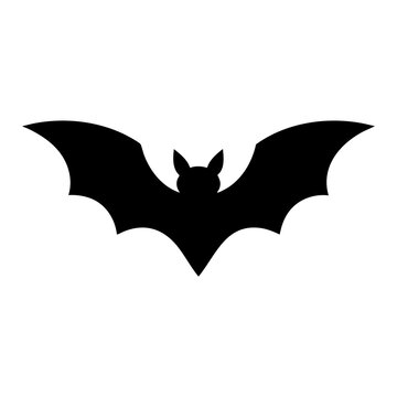 Halloween bat vector silhouette
