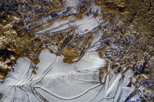 Ice structures on the ground, Kerlingarfj&ouml;ll, Su&eth;urland, Iceland