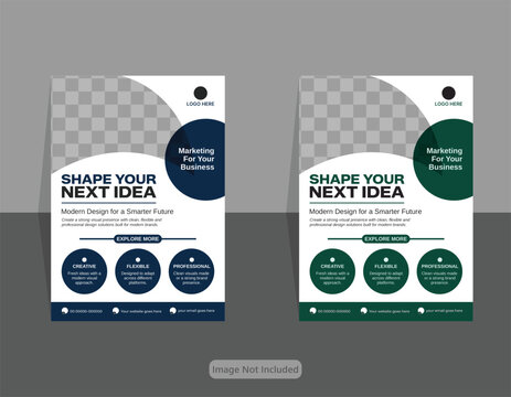 Modern marketing mockup featuring a dark teal and black color scheme with a laptop presentation design