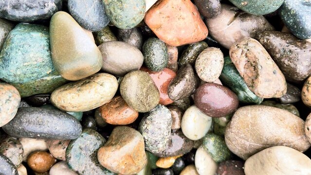 pebbles on a sea beach