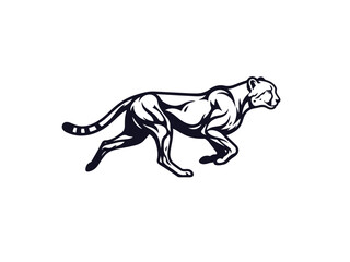 A running cheetah in side view. © Elevate Gallery