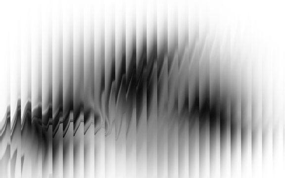Fractal glass gradient isolated on transparent background