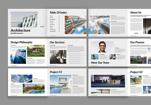 Architecture Brochure Template Design
