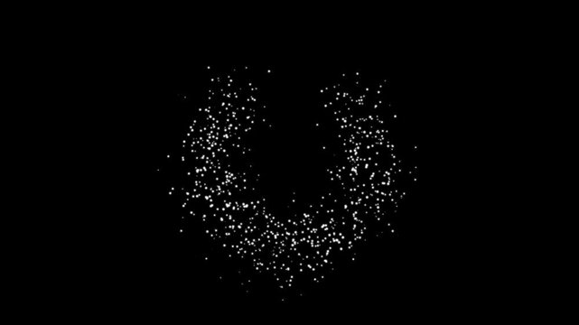 Magic glitter dust trail, white twinkling particles shimmer, sparkle glitter line animation, fairy dust transition seamless loop, blinking  motion burst, pixie star particles, christmas sparkle motion