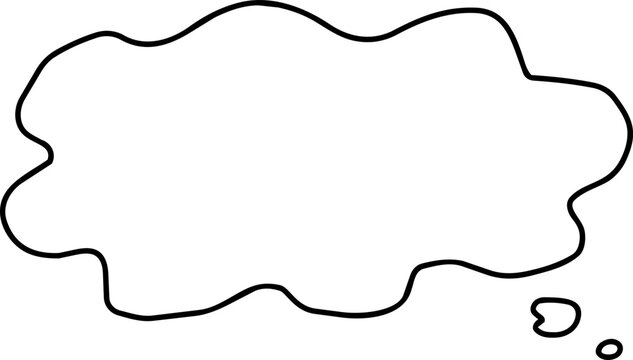 Hand Drawn Thought Bubble