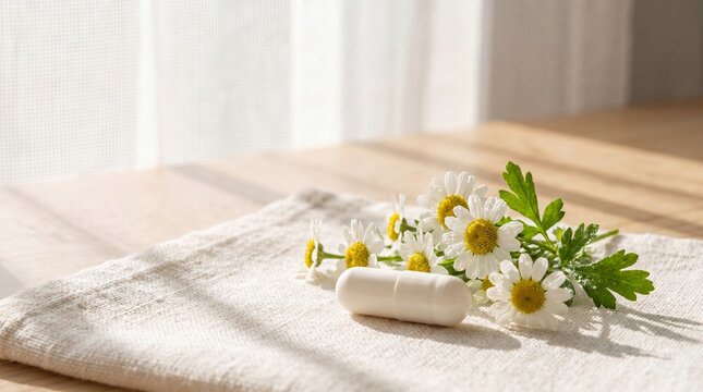 Natural Vaginal Probiotic Capsule with Chamomile for Feminine Wellness