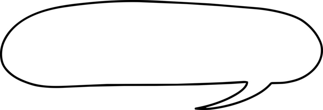 Hand Drawn Speech Bubble