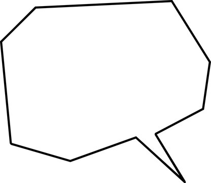 Hand Drawn Speech Bubble