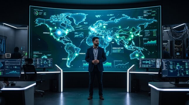 Control Room Monitoring Global Direct Air Capture CO2 Network