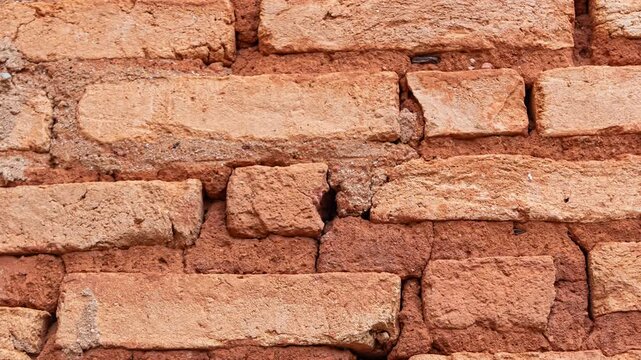 Rough brick wall texture pattern