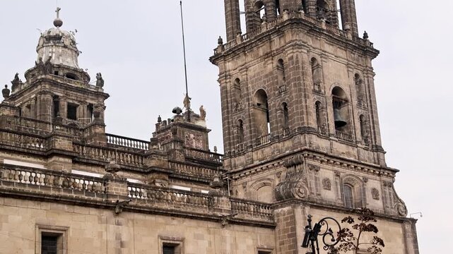 Mexico City Metropolitan Cathedral Bell Towers