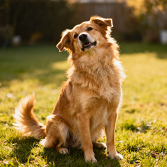 Obraz premium golden retriever dog
