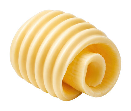 PNG Curled butter on transparent background.