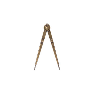 Antique Brass Compass Divider Tool