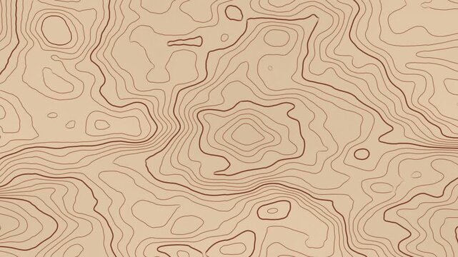 サンドとテラコッタの地形図の背景（斜め方向の動き）