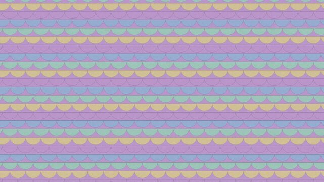 Texture de motif festonn&eacute; arc-en-ciel iris&eacute; en boucle sans couture