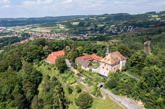 Brandenstein Castle, Main-Kinzig District, Hesse, Schluechtern, Germany,