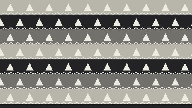 Azteken-muster-hintergrund in Monochrom nahtlose Schleife