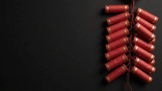 Lunar New Year firecracker bundle decoration