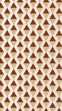 Fond de motif g&eacute;om&eacute;trique tribal terre cuite en boucle sans couture