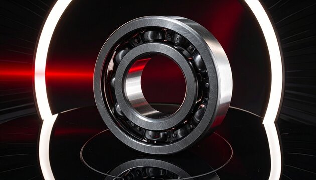 Precision Ball Bearings: Industrial Steel Mechanical Components