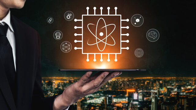 A quantum computing processor as the core of future technology. This innovation will power advancements in AI, blockchain, and complex problem solving. Motif