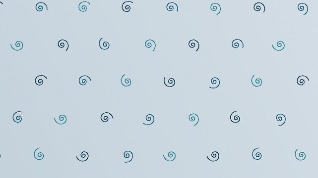 Bucle sin costuras: fondo de patr&oacute;n de concha nautilus azul oc&eacute;ano