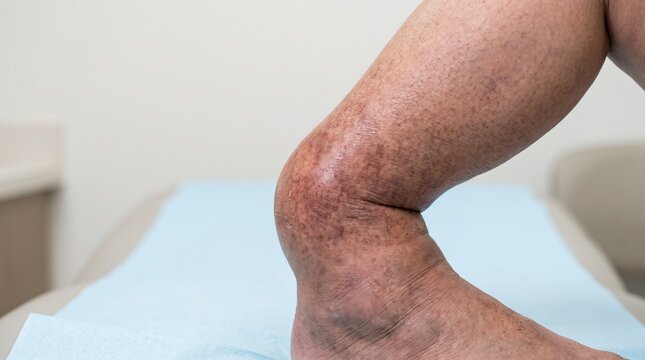 Chronic Venous Lipodermatosclerosis &ndash; Photorealistic Vascular Science Background