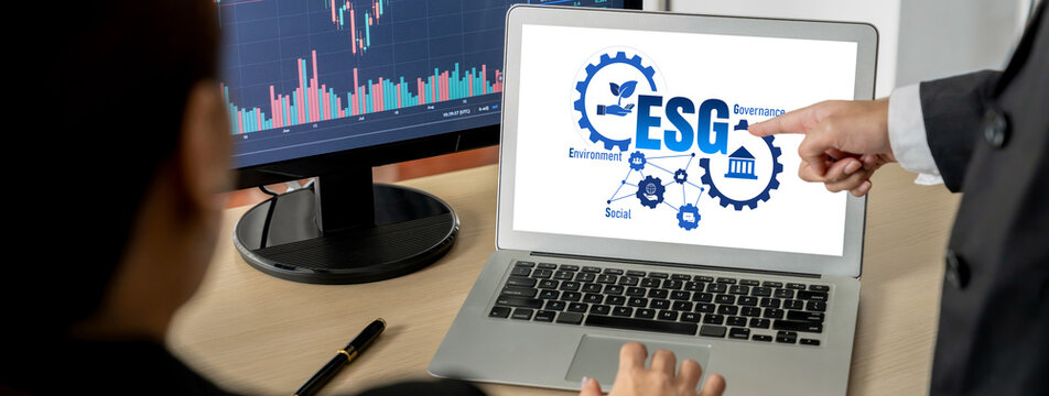 ESG environmental social governance policy for brisk business to set a standard to achieve high ESG score