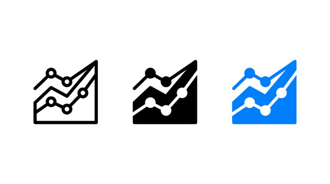 Support Vector Machine Algorithm Icon Design Showing Graph Classification and Data